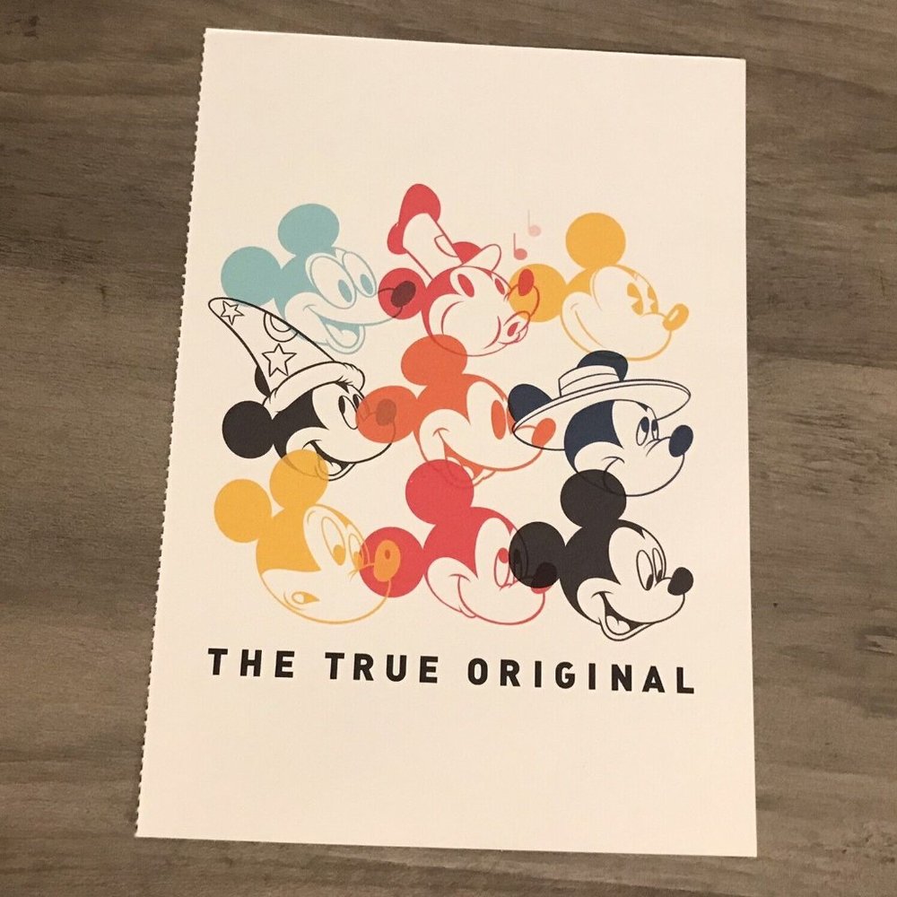 Mickey Mouse The True Original Disney Rewards Postcard